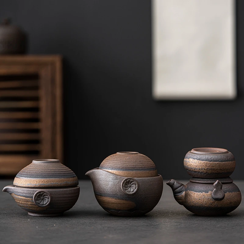 Portable Japanese Ceramic Teap - Korean Tea Set recension och pris