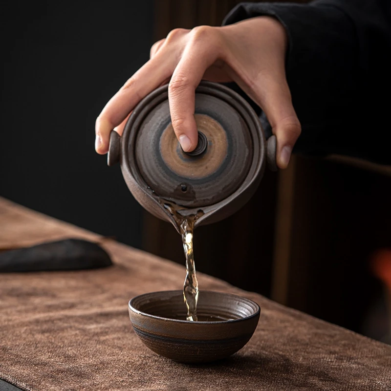 Portable Japanese Ceramic Teap - Korean Tea Set recension och pris